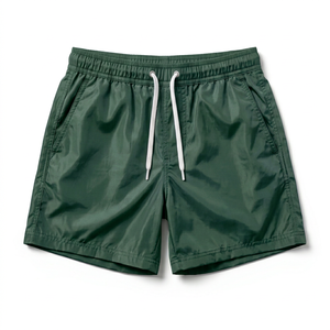 Men’s <b>Nylon</b> <b>Shorts</b>, Athletic <b>Shorts</b>, Lightweight Running <b>Shorts</b>, Drawstring Swim <b>Shorts</b>, Retro Streetwear <b>Shorts</b> - Product Image 1