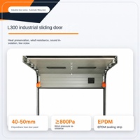 Puerta Seccional Industrial Eléctrica Personalizada de Fábrica, Puerta Elevadora Aislada Automática para Almacén, Taller, Muelle de Carga