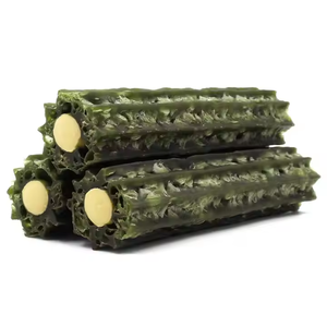 Vente en gros de nourriture pour chiens Soins dentaires Os de chien avec remplissage de fromage à pâte molle Poulet sain Friandise pour chien Nettoyage des dents Aliments secs pour animaux domestiques - Product Image 2