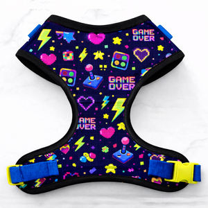 Set <span class=keywords><strong>Harness</strong></span> & Tali Kucing Kustom, Rompi Jala Bernapas, Jaket Anjing Kanvas Anti Lepas, untuk Anak Kucing, Anak Anjing, Anjing Kecil - Product Image 2