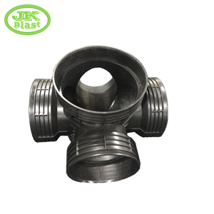 Chambre d'inspection et puits de drainage en plastique PP écologique avec boîte de vitesses, noir, marque KJ, système d'égout, garantie 1 an - Product Image 3