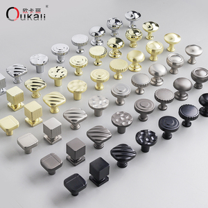 Oukali Modern Simplicity Zinc Alloy <strong>Knob</strong> Handle Hollow Zamak Living Room Dining Warehouse Workshop Hospital Apartment - Product Image 3