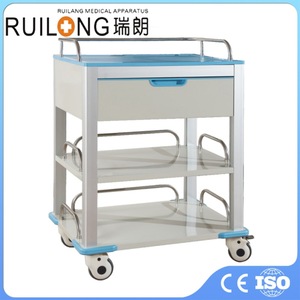 Chariot d'endoscopie Sichuan Ruilang 578x756x1200mm, chariot médical silencieux à quatre niveaux pour usage hospitalier - Product Image 5