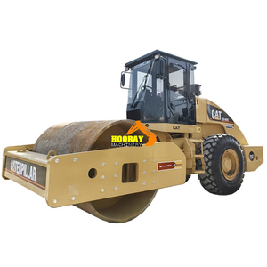 <b>Used</b> CAT CS-683E Single Drum Vibratory Compactor Diesel Engine 129KW Power 18Ton 45% Gradability 257KN Exciting <b>Roller</b> <b>Road</b> - Product Image 6