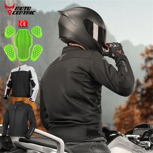 Veste de moto pour homme MOTOCENTRIC, été, maille douce, équipement de protection certifié CE, respirante, réfléchissante, tenue de moto et de cyclisme - Product Image 6