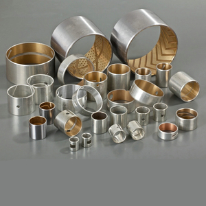 P11 Pap บูชแบบธรรมดาคอมโพสิต, แบริ่งบูชแบบหล่อ MU-B บรอนซ์หลัง PTFE - Product Image 1