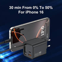 Adaptateur secteur mural pour ordinateur portable 65W GaN multi-ports 3-en-1 rétractable télescopique PD 3.0 Super Fast Charging, chargeur de téléphone US