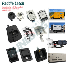 قفل بمقبض من الفولاذ المقاوم للصدأ وسبائك الزنك للحاويات والخزائن وصناديق التحكم والمركبات البحرية والمركبات الترفيهية - Product Image 2