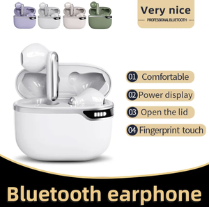 Auricolari Wireless TWS di Alta Qualità 2025, Nuova Versione, In-Ear per Gaming, con LED, Batteria Impermeabile, Ideali per Viaggi - Product Image 4