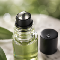 Flacon roll-on en verre transparent Firduas 5ml 10ml 15ml, vide et rechargeable, pour huiles essentielles et parfums de voyage