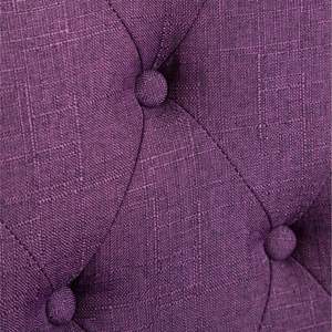 Juego de 2 sillas de comedor Parsons de madera maciza DB Habit de cuero púrpura para salas de estar y muebles de oficina para el hogar - Product Image 3