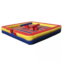 Jeu de bâtons gonflables en mousse de gladiateur de location, jeux de défi d'arène de gladiateur gonflable