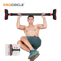 Barre de traction horizontale réglable PB8112 sans vis avec poignée en mousse pour porte – Gymnastique à domicile