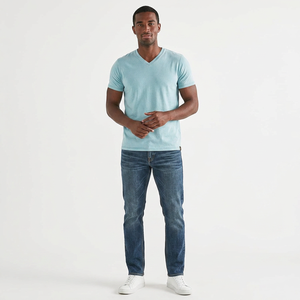 <b>100</b>% Cotton Plain T-Shirt for Men Custom Label Knitted Fabric with <b>Polyester</b> 200gsm <b>Yarn</b> Custom Cotton - Product Image 1