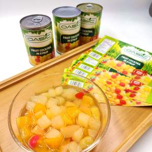 Cóctel de frutas enlatadas de alta calidad, proveedor de fábrica sabroso y fresco - Product Image 4