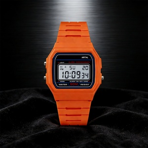 นาฬิกาดิจิตอลทรงสี่เหลี่ยมรุ่น F91W วินเทจ ดีไซน์คลาสสิกทันสมัย สายซิลิโคน ฟังก์ชั่นหลากหลาย พร้อมนาฬิกาปลุก ปี 2026 - Product Image 5