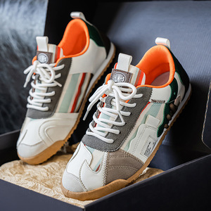 Chaussures décontractées multicolores tendance pour l'été, style nouveau, pour un usage quotidien, luxe haut de gamme, avec dessus en cuir lisse, chaussures A-Game - Product Image 5