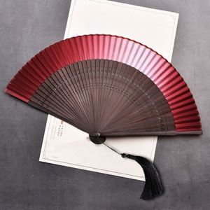 Custom Printed Large Bamboo Hand Folding Fan Traditional DIY Advertising Carved Animal Design Promotional <b>Gifts</b> for Branding - Product Image 2