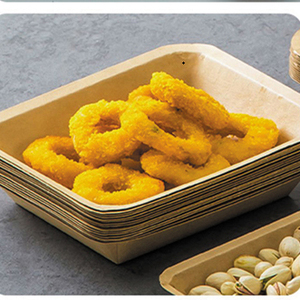 Giấy dùng một lần thực phẩm khay giấy kraft thực phẩm thuyền khay Khay giấy cho thực phẩm - Product Image 2