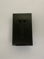 Interrupteurs et prises intelligentes en verre trempé, norme américaine, pour l'exportation, compatibles Tuya, Wi-Fi, avec contrôle par application et compatibilité Alexa