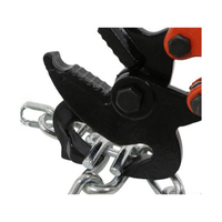 Pince de réparation de chaînes en acier GF avec poignée en plastique souple pour chaînes de pneus de camion lourd - Sertissage DIY OEM CP-32 Longue