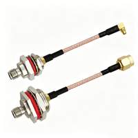 Câble coaxial RG316 étanche SMA mâle-femelle M10 M12 M16 à travers-étaiement, 0,1M à 0,3M, 50 Ohms, DC6GHz pour routeur AP