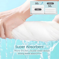 Skin-Friendly Nonwoven Disposable Bath Towel for Travel-Thickened Compressed Eco-Friendly Quick-Dry Solid Color Rectangle Shape