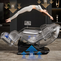 Sillón de Masaje Spa de Lujo Inteligente Eléctrico 4D de Gravedad Cero 2025 C126 con Riel SL, Masaje Shiatsu de Cuerpo Completo, Estiramiento Tailandés, Presión de Aire y Portátil