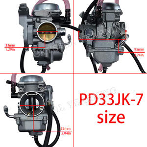 Carburateur de course de moto de qualité authentique PD33JK-7 pour Kazuma Jaguar 500cc ATV <span class=keywords><strong>Quad</strong></span> 4 roues <span class=keywords><strong>chinois</strong></span> Vendeur américain Kit de réparation - Product Image 6