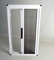 Porte moustiquaire sans rail de type fenêtre et porte moustiquaire porte rétractable