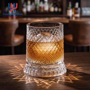 Verres à whisky rotatifs <span class=keywords><strong>de</strong></span> luxe personnalisés en cristal, gravés au diamant, verre à whisky tournant - Product Image 6