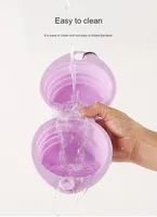 Bol pliable pour animaux de compagnie Bol portable pour chien Bol en silicone pour animaux de compagnie adapté aux animaux de compagnie en plein air et aux voyages