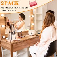 Support de présentation pour sacs à main en métal de la marque AURORA, couleur personnalisable, hauteur réglable, prix d'usine, livraison rapide, 100%