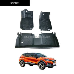 <span class=keywords><strong>Tappetini</strong></span> <span class=keywords><strong>Auto</strong></span> 3D in TPE Serie Elite, Senza Prodotti Chimici, Resistenti alle Intemperie, Alla Moda, per <span class=keywords><strong>CAPTUR</strong></span> - Product Image 1