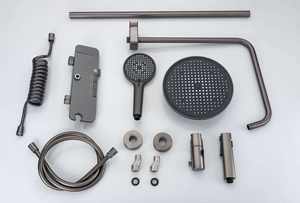 Offre Spéciale d'Europe et d'Amérique Chrome Robinet de douche à jet de pluie à poignée unique Valve en céramique en laiton de haute qualité - Product Image 6