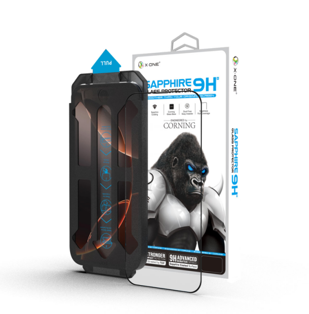 X-ONE 9H Glass Phone Screen Protector for iPhone 18 17 16 15 14 13 Pro Max Full Coverage Screen Protector
