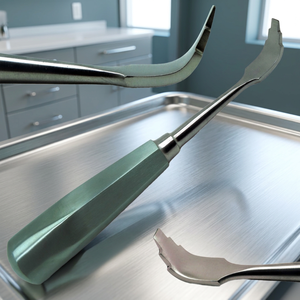 Removedor de Coronas Christensen Bisons, Instrumento Dental Manual de Acero Inoxidable, Empuñadura Acolchada de Lujo, Certificado CE, Clase Quirúrgica I - Product Image 3