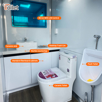 Remorque WC de Luxe pour Mariages en Plein Air, Toilettes Portables 2 Postes pour Fêtes sur la Plage, Salle de Bain Mobile Haut de Gamme – Vente Directe Fabricant