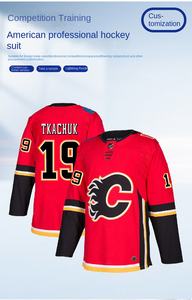 Maillot de hockey vintage pour homme Lightning, style rétro brodé, style professionnel, vêtements d'entraînement de hockey sur glace, personnalisation disponible en gros - Product Image 5