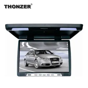 Thonzer 15.6 Inch Tft Hd Flip Down Monitor Lcd Auto Dak Monitor Handmatige Bus Coach Dak Monitor