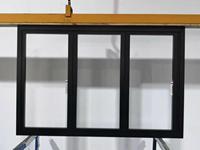 Fenêtre coulissante à double battant pour balcon et cuisine, rupture de pont thermique, certifiée AS2047, double vitrage, aluminium