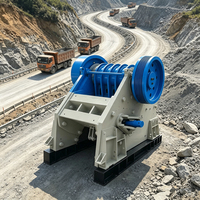 Concasseur à mâchoires à cavité profonde pour le recyclage du béton - Machine minière avec conception résistante à l'usure et à faible bruit