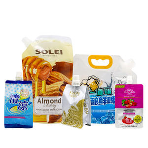 Bolsas de papel de aluminio para chupar jugo de naranja personalizadas - Product Image 2