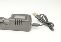 Chargeur de batterie USB Type-C LCD 1 emplacement pour 18650 26650 14500, démarrage à zéro tension HWD HD-8990B, entrée 5V/2A, microphone