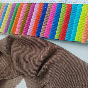 Hot bán thời trang Sparkle Shiny Sliver sợi dệt kim loại Spandex Stretch lurex long lanh lưới vải cho quần áo - Product Image 2