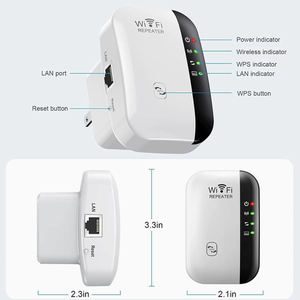 Chất lượng cao Wifi Extender khuếch đại tín hiệu wifi phạm vi Extender không dây Internet Repeater khuếch đại từ xa với cổng Ethernet - Product Image 2