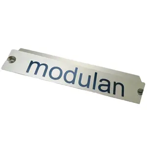 Nouveau design de plaque signalétique en aluminium anodisé laiton usiné sur mesure en acier inoxydable étiquette de produit signalisation en métal