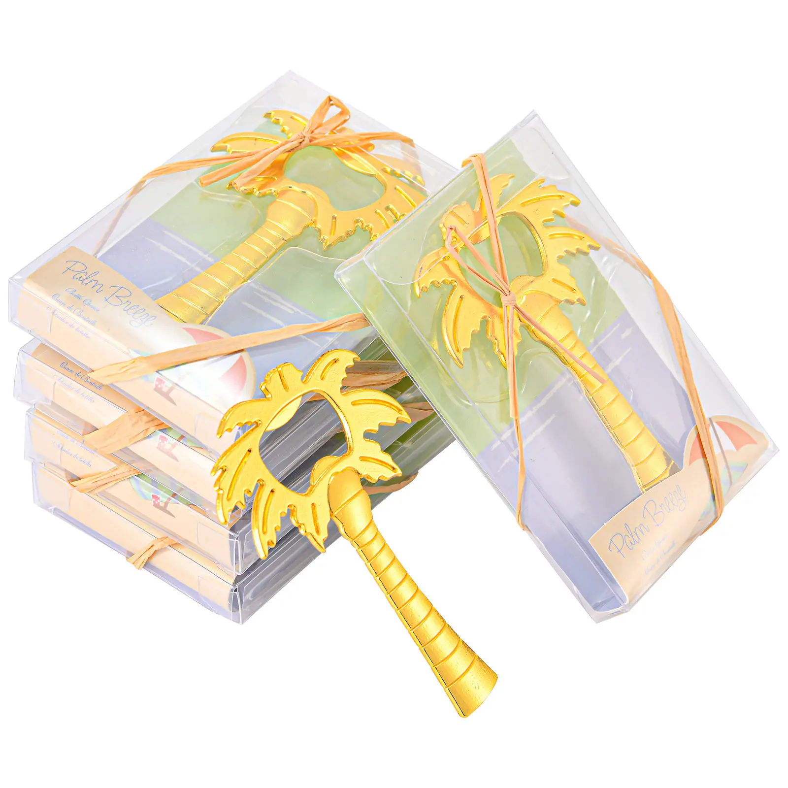 coconut tree shaped beer bottle opener beach wedding party favors gift souvenirs for guests
