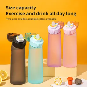 650ml biểu tượng tùy chỉnh thể thao hương vị trái cây uống cup BPA miễn phí không khí chai nước lên hương vị Dưa hấu