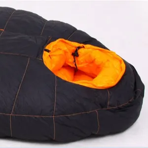 高品质徒步露营4季睡袋鸭绒鹅绒睡袋制造